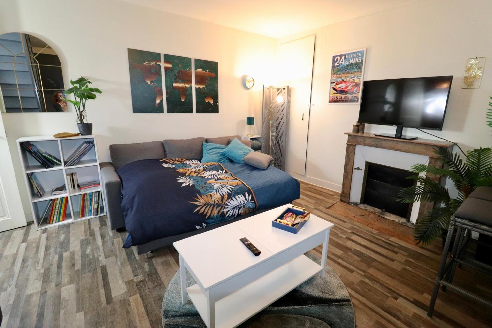 Duplex Au 2Eme Et De Notre Maison -Acces Au Jardin-Smart Tv-Streaming-Wifi Λε Μανς Εξωτερικό φωτογραφία
